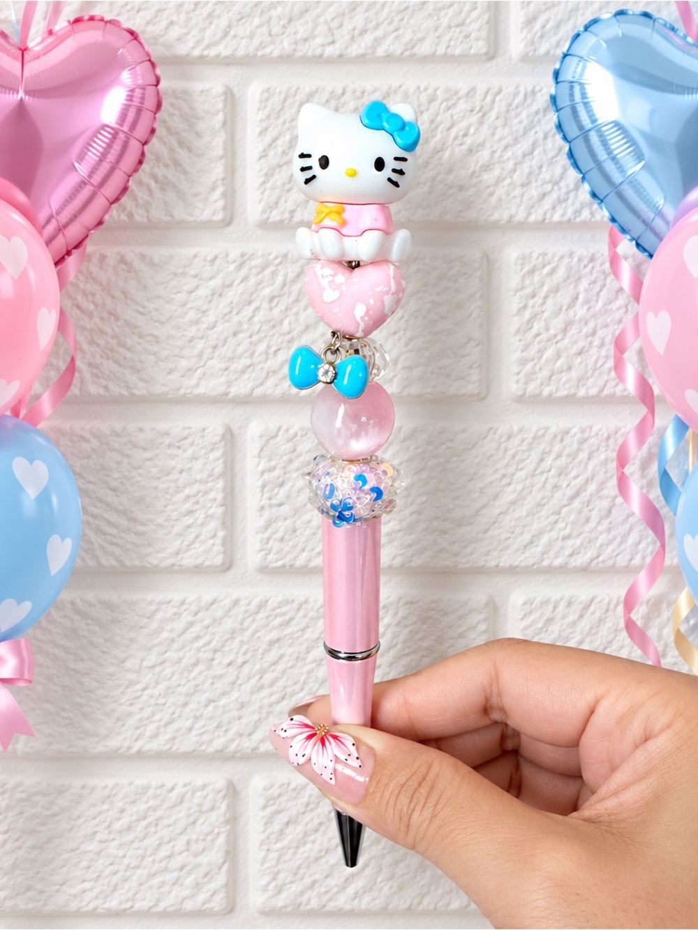 Hello Kitty Pink and Blue Ballpoint Pen